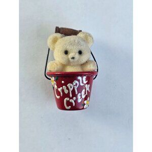 Cripple‎ Creek Bear In A Bucket Refrigerator Magnet